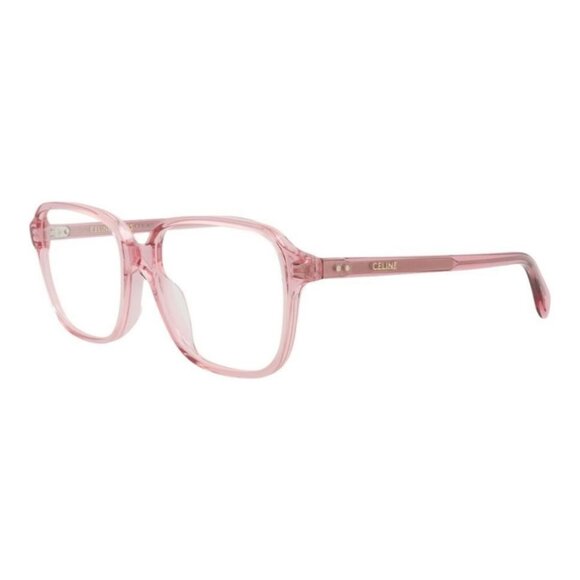 Celine Womens Square/Rectangle Pink Pink Transparent Fashion Designer Eyewear - Picture 1 of 4
